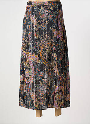 Jupe longue imprimé fantaisie noir MKT STUDIO femme