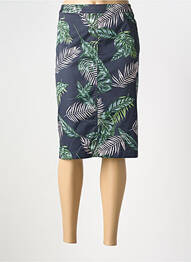 Jupe mi-longue coupe droite vert EUGEN KLEIN femme
