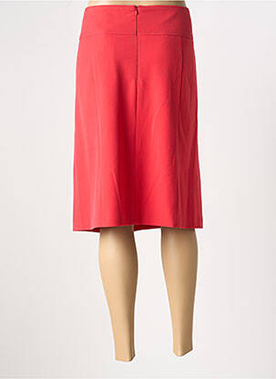 Jupe mi-longue stretch rouge EUGEN KLEIN femme
