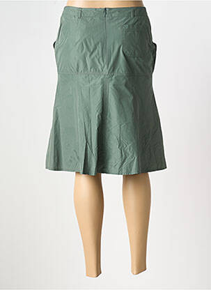 Jupe mi-longue coupe évasée vert EUGEN KLEIN femme