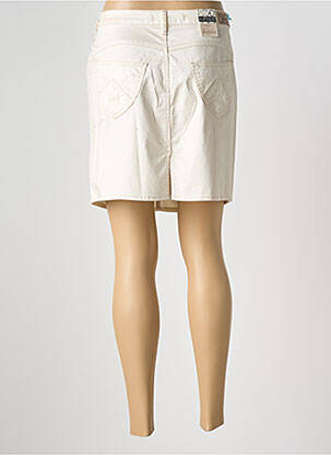 Jupe courte taille normale beige KANOPE femme