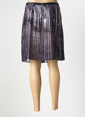 Jupe courte noir MAIS IL EST OU LE SOLEIL pour femme seconde vue