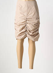 Jupe mi-longue beige MISSAO pour femme seconde vue