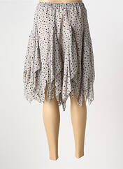 Jupe mi-longue gris MYRINE & ME pour femme seconde vue