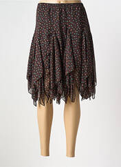 Jupe mi-longue marron MYRINE & ME pour femme seconde vue