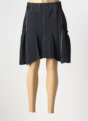 Jupe mi-longue noir E-BRYDE pour femme seconde vue