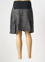 Jupe mi-longue noir E-BRYDE pour femme seconde vue