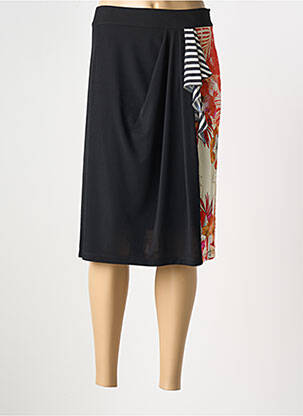 Jupe mi-longue noir FUEGO WOMAN pour femme
