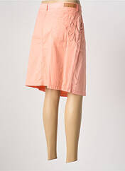 Jupe mi-longue orange FLEUR DE SEL pour femme seconde vue