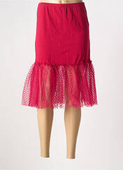 Jupon /Fond de robe rose MAIS IL EST OU LE SOLEIL pour femme seconde vue