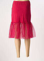 Jupon /Fond de robe rose MAIS IL EST OU LE SOLEIL pour femme seconde vue