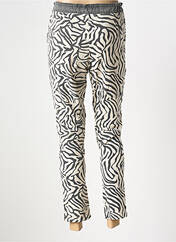 Pantalon 7/8 gris SOULMATE pour femme seconde vue