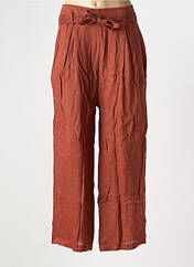 Pantalon large marron LA FEE MARABOUTEE pour femme seconde vue