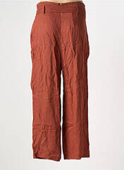 Pantalon large marron LA FEE MARABOUTEE pour femme seconde vue
