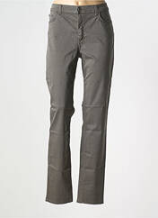 Pantalon slim gris TRUSSARDI JEANS pour femme seconde vue