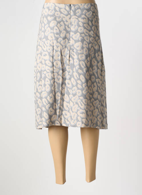 Jupe mi-longue gris EUGEN KLEIN pour femme