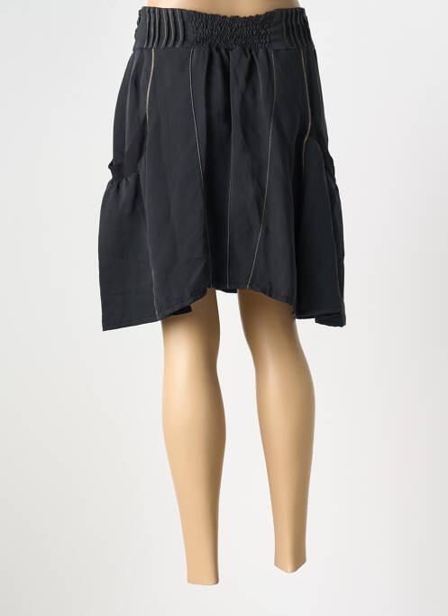 Jupe mi-longue noir E-BRYDE pour femme