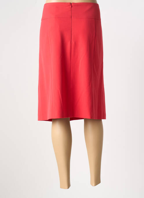 Jupe mi-longue rouge EUGEN KLEIN pour femme