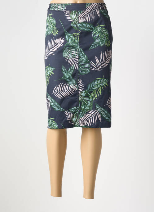 Jupe mi-longue vert EUGEN KLEIN pour femme