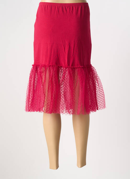 Jupon /Fond de robe rose MAIS IL EST OU LE SOLEIL pour femme