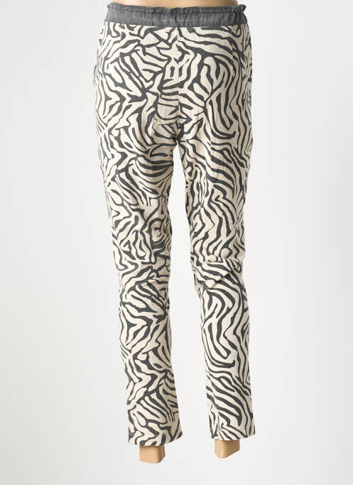 Pantalon 7/8 gris SOULMATE pour femme