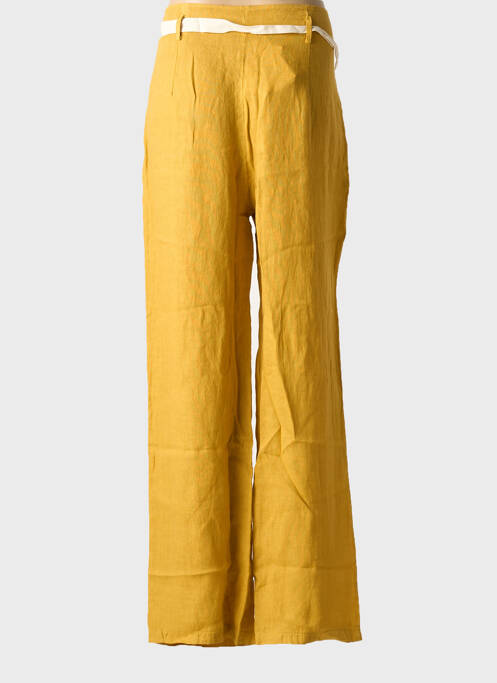 Pantalon large jaune LA FEE MARABOUTEE pour femme