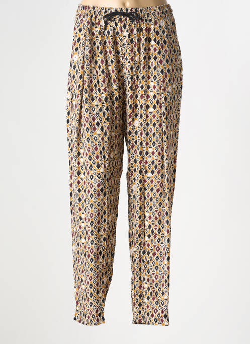 Pantalon slim jaune POUSSIERE D'ETOLE pour femme