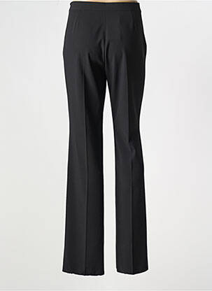 Pantalon flare taille à pinces taille haute noir DIANA GALLESI femme