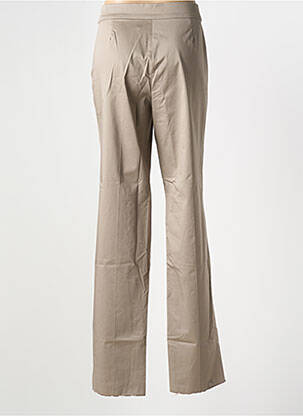 Pantalon droit tissage popeline gris CLAUDIA GIL femme