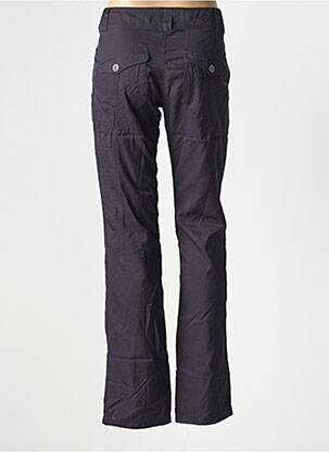 Pantalon slim tissage popeline taille normale bleu R 867 femme