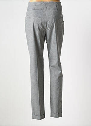 Pantalon 7/8 taille haute taille haute gris DIANA GALLESI femme