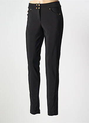 Pantalon slim stretch taille normale noir SALLY NEW YORK femme
