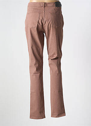 Pantalon slim tissage popeline taille normale rose MES SOEURS ET MOI femme