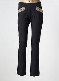 Jegging tissage jersey taille haute noir EUGEN KLEIN femme