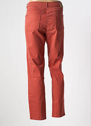 Jeans coupe slim stretch taille basse orange MAT DE MISAINE femme