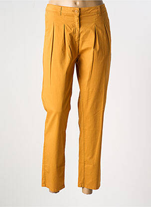 Pantalon 7/8 taille à pinces taille normale orange MES SOEURS ET MOI femme