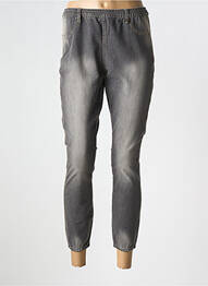 Jegging tissage denim taille normale gris LEGZSKIN femme