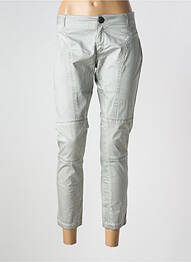 Pantalon 7/8 stretch taille basse gris ONE STEP femme