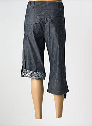 Pantacourt taille haute taille haute bleu BE YOU K femme