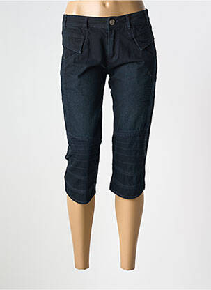 Corsaire tissage denim bleu R 867 femme