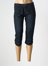 Corsaire tissage denim bleu R 867 femme