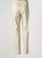 Pantalon slim beige DIANA GALLESI pour femme seconde vue