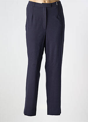 Pantalon slim bleu EUGEN KLEIN pour femme