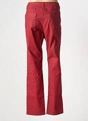Pantalon slim rouge FLEUR DE SEL pour femme seconde vue