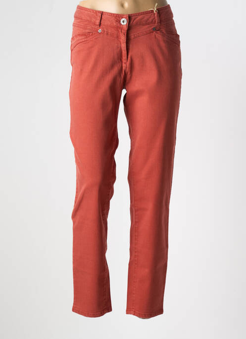 Jeans coupe slim taille basse taille basse orange MAT DE MISAINE femme