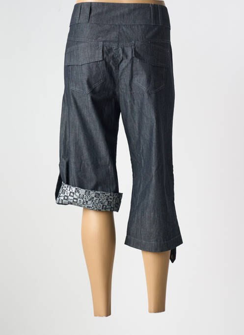Pantacourt coupe droite taille haute bleu BE YOU K femme