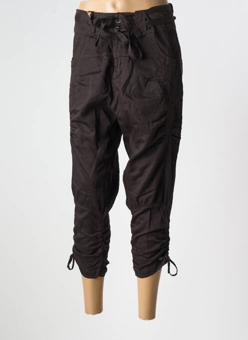 Pantacourt marron R867 pour femme