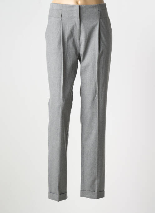 Pantalon 7/8 gris DIANA GALLESI pour femme