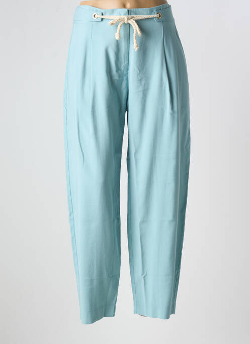Pantalon droit bleu LA FEE MARABOUTEE pour femme