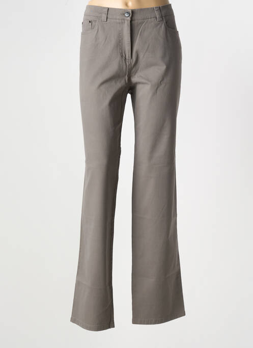 Pantalon flare gris CLAUDIA GIL pour femme